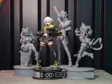 『ゼンレスゾーンゼロ』より「邪兎屋」の4人が早くもフィギュア化!「アンビー」は彩色原型もお披露目 画像