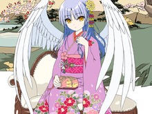 お値段は約7万超え!限定100枚の限定販売で「Angel Beats!」“立華かなで”が浮世絵に―桜の下で佇む美人のため手作り品 画像