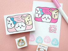 「ちいかわ」の年賀はんこで、新年を楽しく!へび年にあわせた「招福だるま」「しめなわ」など全6種類 画像
