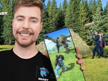 『モンハンNow』新機能「遠くの人と狩る」実装へ!世界一のYouTuber「MrBeast」とのコラボもー限定片手剣「MrBeast ソード」が作れる 画像