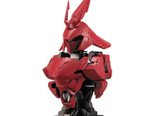 「MSN-04 サザビー」の胸像がガシャポンで発売!“ルミナスユニット”を用いることで、頭部や腹部のクリア部分が発光可能 画像