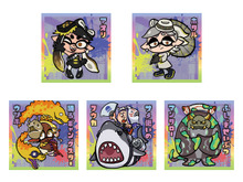 ヒメやイイダもシールに!『スプラ3』より「ナワバトラー」イラストを楽しめるウエハース第2弾が登場 画像