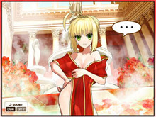 『Fate/EXTRA』お色気ミニゲーム第2弾「セイバー危機一発」登場 画像