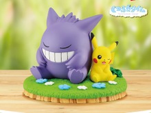ピカチュウ＆ゲンガーが背中合わせで寄り添う…！『ポケモン』見ているだけで癒やされるフィギュアがプライズで再登場 画像