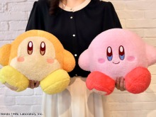 『星のカービィ』カービィとワドルディのプライズ景品が可愛すぎる！「バンダナワドルディBIGぬいぐるみ」は背中のヤリまで再現 画像