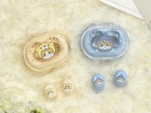 大人気「mofusand」から、キュートなワイヤレスイヤホンが発売！デザインは「サメにゃん」「くまにゃん」の2種類 画像