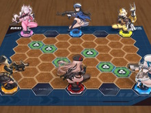 アクスタでも“背中で魅せる”とはな…『勝利の女神：NIKKE』のカードゲーム『NIKKE DUEL ENCOUNTER』を遊ぶ様子がなかなかに凄い 画像