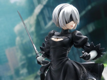 アニメ『ニーア オートマタ』より「2B」フィギュアの予約は8月28日まで！ひらめくスカートの躍動感、差し替えパーツで“素顔”にも対応 画像