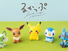 ニャオハのくりっとした瞳が可愛い…！『ポケモン』イーブイやルカリオ達がちょこんとお座りするフィギュア「るかっぷ」登場 画像