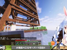 ホロライブ・兎田ぺこら、参加型『マイクラ』運営に100万円以上の費用がかかっていることを明かす―「みんなに楽しんでもらえればへっちゃら」 画像