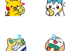 『ポケモン』新作LINE絵文字がインパクト抜群！ウットリ顔のピカチュウから長～いアローラナッシーまで、どれも楽しい全40種 画像