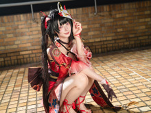 【コスプレ】愉悦の仮面を纏い妖の笑みを浮かべる、『崩スタ』花火がもはや本物！福岡の人気レイヤー“月海つくね”【写真8枚】 画像