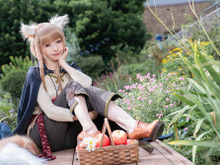 【コスプレ】衣装の“使い込まれた感”までこだわる!再現度高すぎな「狼と香辛料」ホロを披露した人気レイヤー・mayu_ronne 画像