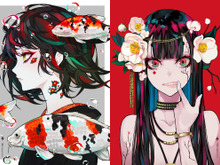 圧倒的な作品美にシビれる！イラストレーター“LAM”の初画集「いかづち」10月23日刊行―個展では“特装版”も限定販売 画像