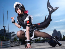 【コスプレ】サメですか?いいえ、メイドです!颯爽とした『ゼンゼロ』エレンの佇まいが格好いい【写真8枚】 画像