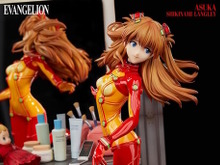 お値段約12万円、1/4スケールの大迫力！「エヴァンゲリオン」より「アスカ」が大型スタチュー化―重厚感ある台座まで凄まじい作り込み 画像