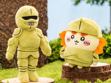 「働かせてくださいッ！」シーサーと鎧さん、ふわふわ金ピカのお揃いマスコットが「ちいかわマーケット」で発売―冬に履きたいルームシューズも 画像