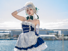 【コスプレ】オリジナリティ溢れる肩出し衣装も艶やか！完璧なメイド長になりきる『東方』咲夜レイヤー・水羽えと【写真7枚】 画像