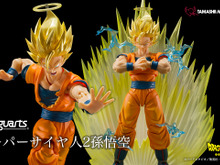 「ドラゴンボールZ」より「S.H.Figuarts スーパーサイヤ人2孫悟空」が抽選販売！迫力の“オーラエフェクトパーツ”一式が付属 画像