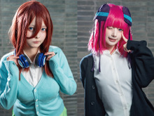 【コスプレ】「五等分の花嫁」三玖と二乃の共演が尊い！美しき人気レイヤーが魅せる一夜の奇跡【写真9枚】 画像