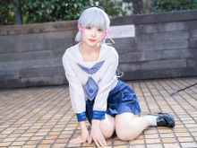 【コスプレ】制服姿の『原神』神里綾華さんがエモい！優美なポージングで魅せる美女レイヤー・雛月あや【写真9枚】 画像