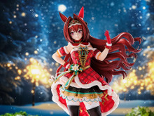 イルミネーションの中で“1番”キレイ！『ウマ娘』よりクリスマス勝負服の「ダイワスカーレット」フィギュア予約は2月26日まで 画像