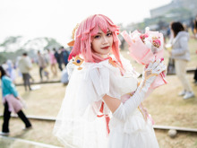 【コスプレ】台湾美女による『原神』八重神子の花嫁姿が、幻想的な美しさ!【写真8枚】 画像
