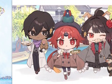 『FGO』街巡りを楽しむアルジュナ、紅閻魔、曲亭馬琴たちにほっこり…公開された「岡山会場ご当地イラスト」が素敵！ 画像