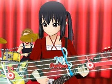 『けいおん! 放課後ライブ!!』ヘアスタイルやアクセサリーも変更可能な「きせかえ!」モード 画像