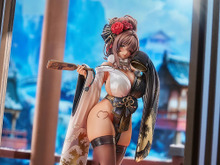 褐色肌にムチムチ太ももの破壊力!『勝利の女神:NIKKE』より「ノワール」が着物姿で立体化 画像