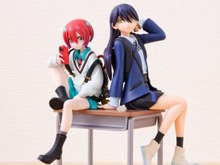 「ガンダム ジークアクス」マチュ&ニャアンが2人一緒に食玩フィギュア化!机に腰掛ける少し悪ガキな姿が可愛い 画像