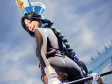 【コスプレ】タイの美女がしなやかな肉体で魅せる『NIKKE』アイスローズ!全身タイツで曲線美が際立つ【写真10枚】 画像