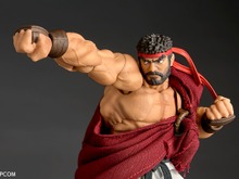 ド迫力の波動拳エフェクトパーツがカッコいい!『スト6』リュウがワイルドな顔つきの道着姿で可動フィギュア化 画像