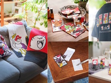 「マリオ花札」モチーフの新グッズがお洒落!和風絵柄なTシャツ、春夏秋冬のミニレターセットなどをラインナップ 画像