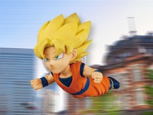 悟空たちが飛んでるように見える！「ドラゴンボール」新感覚マスコットフィギュアが登場ー角度や向きを調整して楽しみ方無限大 画像