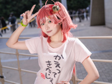 【コスプレ】Tシャツにショートパンツのゆる~い感じが良き、みこちレイヤーのおっとりした雰囲気に癒される【写真8枚】 画像