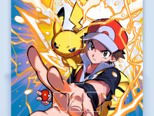 『ポケポケ』新パックの「SRレッド」がカッコイイ!ピカチュウと一緒の周辺グッズも登場―さらに「色ちがいミュウツー」セットまで 画像