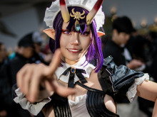 【コスプレ】『FGO』酒呑童子のメイド姿にギャップ萌え！妖艶な魅力を披露【写真7枚】 画像