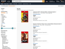 米国Amazonは「スイッチ2」を販売しない!?サードパーティー作は並ぶものの、任天堂ソフト・ハード共にマーケットプレイス出品のみ 画像