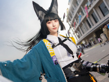 【コスプレ】『ゼンゼロ』星見雅の美貌が夕日に映える!颯爽と刀を振り回すシルエットがスタイリッシュ【写真6枚】 画像