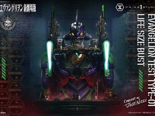 約57万円、全高約86cmものヒューマンスケールが圧倒的!「エヴァンゲリオン初号機」が超巨大バストアップモデルでスタチュー化 画像