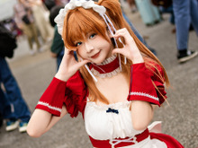 【コスプレ】抜群のスタイルとツンデレな表情がたまらない!「エヴァ」アスカのメイド姿が最高に似合うマレーシア美女【写真9枚】 画像