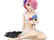 ラストワン賞、猫耳パーカー姿のレム胸像は”追視仕様”!一番くじ「リゼロ」発売ーオリジナル衣装のラムフィギュアにも注目 画像