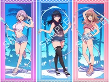 宝多六花の“ほぼ等身大”ふともも!劇場版「グリッドマン ユニバース」夏休みモチーフの新規描き下ろしイラストグッズが登場 画像