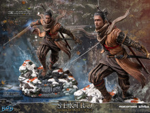 『SEKIRO』主人公「狼」のスタチューが予約開始!楔丸と不死斬りを背負い、戦国の世を駆ける 画像