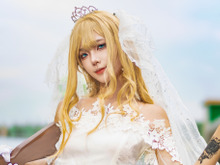 【コスプレ】純白の花嫁が機関銃をぶっ放すのもご愛嬌?『ドルフロ』KP-31で魅せる台湾美女に迫る【写真9枚】 画像