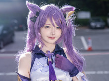 【コスプレ】穏やかに微笑む『原神』の「刻晴」が別格の可愛さ!スラリと伸びる脚も必見な美女レイヤー【写真9枚】 画像