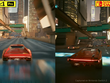 「スイッチ2」と「PS4 Pro」グラフィックの差は?ギラギラネオン輝く『サイバーパンク2077』の比較動画 画像