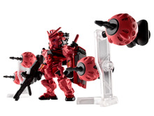 ジークアクスより「赤いガンダム」が食玩“ガンダム コンバージ”に出撃！ビットは4基付属、シャアとシュウジ運用時をそれぞれ再現可能 画像