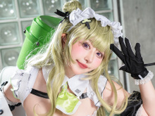 【コスプレ】メリハリボディ際立つS字ラインポージングが魅惑的!『NIKKE』甘い顔立ちのスーパーメイドの癒し力が最高すぎた【写真10枚】 画像